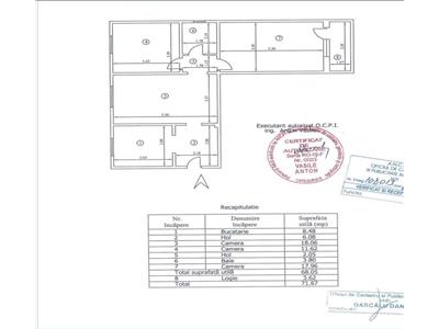 Apartament 3 camere Alexandru cel Bun 70.000E