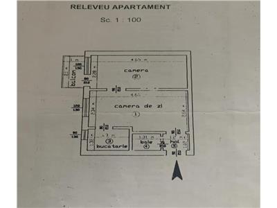 Apartament 2C, Podu Ros  41.000 E